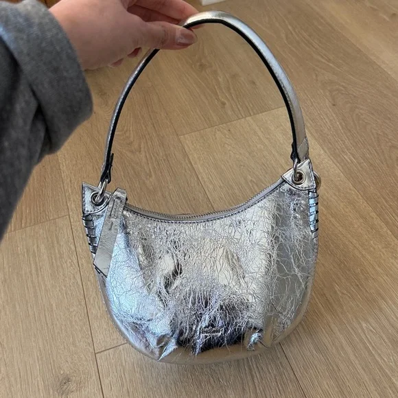 NWT ba&sh Swing bag in Silver - Picture 4 of 7
